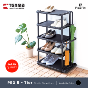 PRX 5-Tier Plastic Shoe Rack